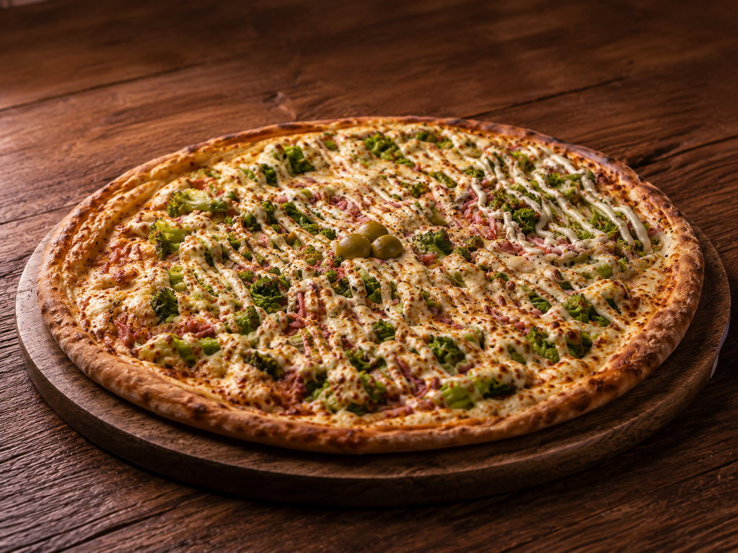 Pizza sabor Brócolis