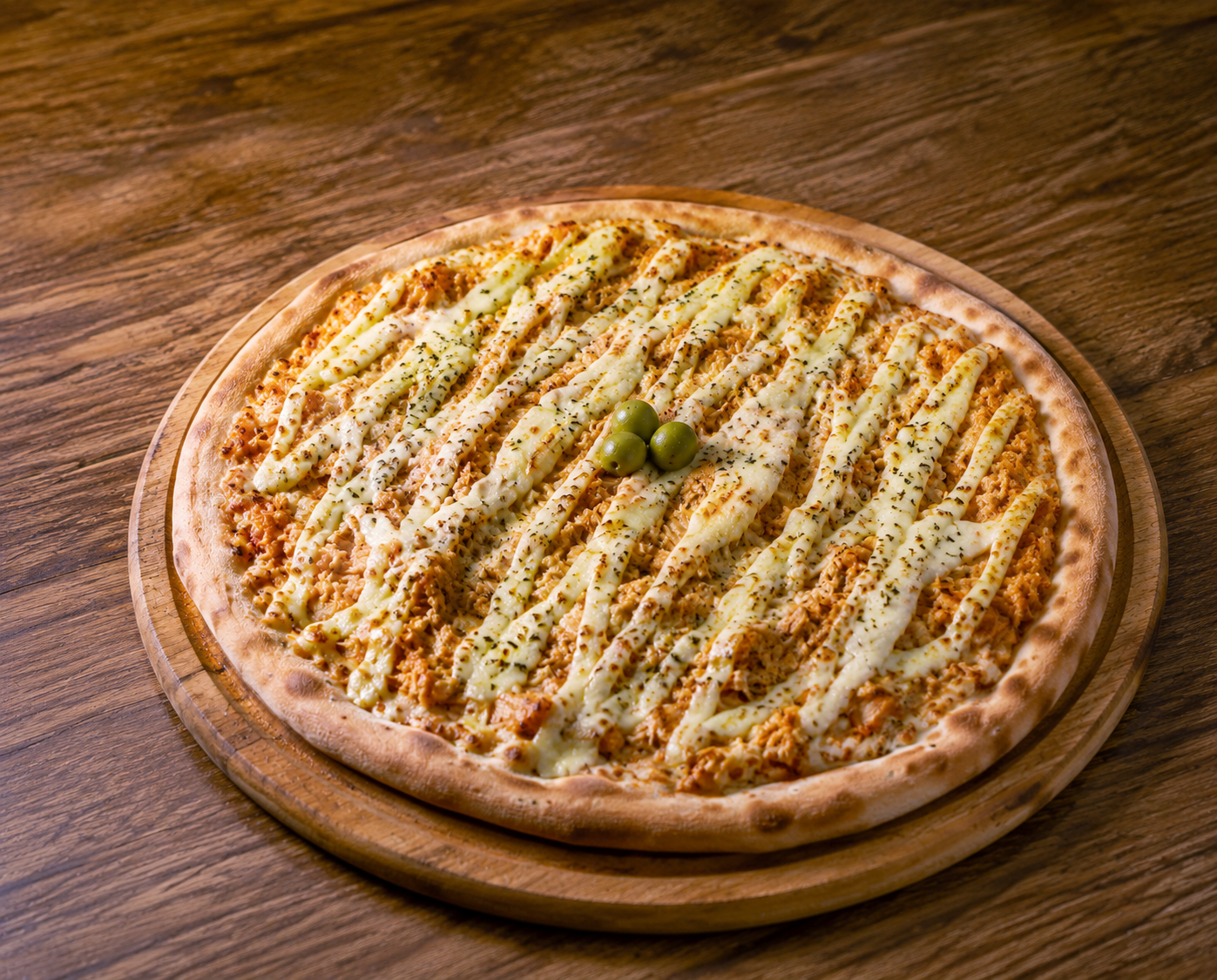 Pizza sabor Frango & Requeijão