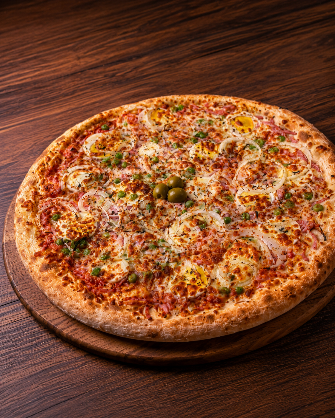 Pizza sabor Portuguesa