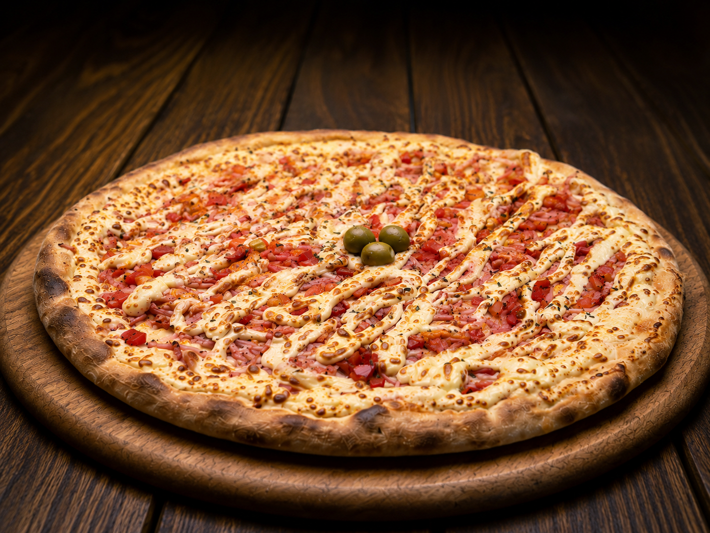 Pizza sabor Presunto & Requeijão